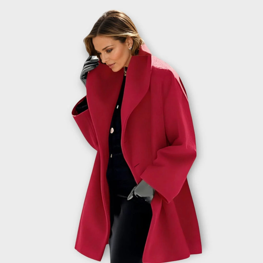 Sobretudo Oversized de para Mulher com Gola Alta