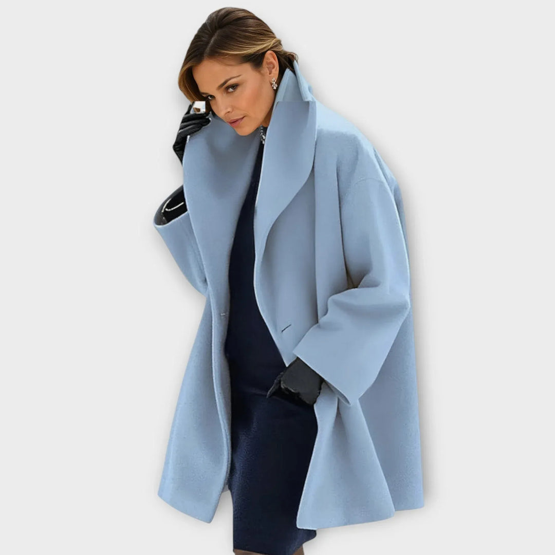Sobretudo Oversized de para Mulher com Gola Alta