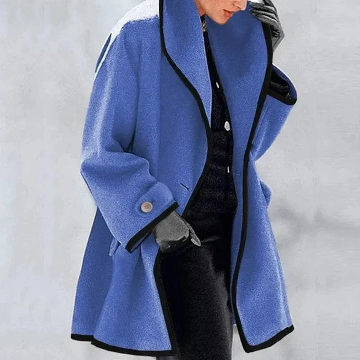 Sobretudo Oversized de para Mulher com Gola Alta