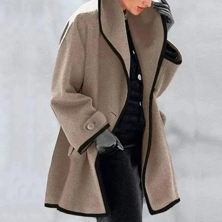 Sobretudo Oversized de para Mulher com Gola Alta