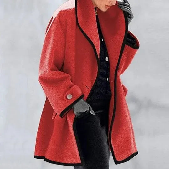 Sobretudo Oversized de para Mulher com Gola Alta