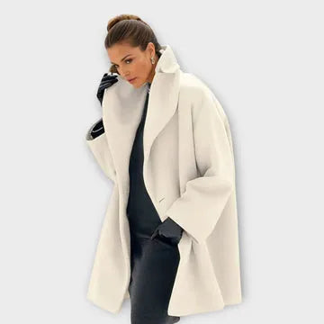 Sobretudo Oversized de para Mulher com Gola Alta